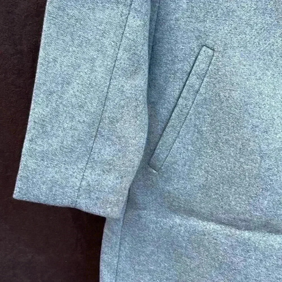 ZARA NEW TWO BUTTON WOOL BLEND COAT GRAY WOMENS SIZE XS JACKET TWO BUTTON - Picture 10 of 12